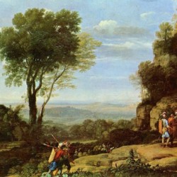 People entering the cave